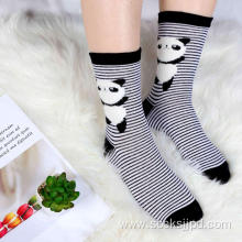 Cute panada women winter cotton socks
